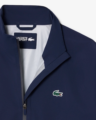 Wasserabweisende, dehnbare Golfwindjacke