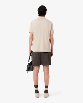 Taillierte Bermudashorts Runway aus Wolle