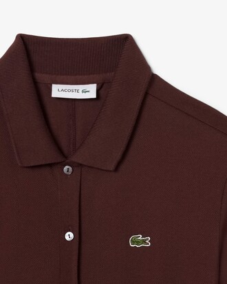 Polokleid aus Petit Piqu&eacute; mit G&uuml;rtel