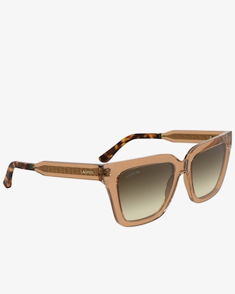 Rechteckige Brille mit Monogramm
