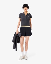 Shorts aus doppelseitigem Piqué