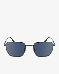 Rechteckige Metall-Sonnenbrille Retro