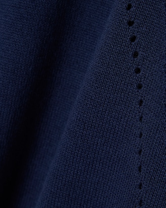 Pullover aus 3D-Strick mit Rundhalsausschnitt