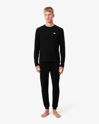 Pyjama-Set mit silbernem Bund