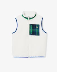 Ärmellose Weste aus Sherpa-Fleece