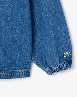 Übergroße Popover-Jacke aus Denim