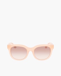 Ovale Acetat-Sonnenbrille mit Kroko-Print