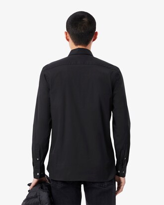 Slim Fit-Hemd aus Stretch-Popeline
