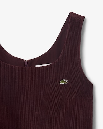&Auml;rmelloses Kleid aus Cord