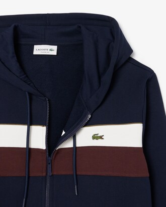 Colorblock-Hoodie mit Reißverschluss