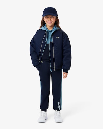 Polohemd aus Petit Piqué mit Colorblock-Design