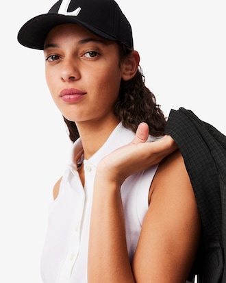 Ärmelloses, dehnbares Slim Fit-Polohemd L.12.D