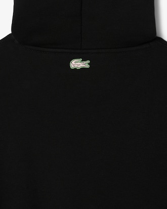 Hoodie aus Fleece mit Print