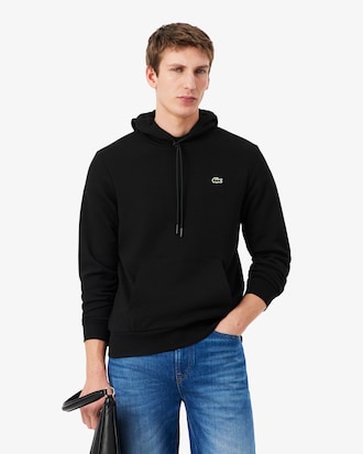 Hoodie aus Baumwollfleece