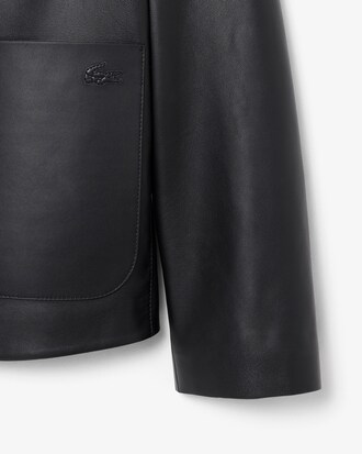 Kurze Lederjacke