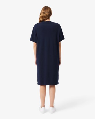 Oversized T-Shirt-Kleid aus Baumwolle