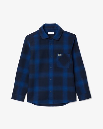 Kariertes Overshirt aus Flanell
