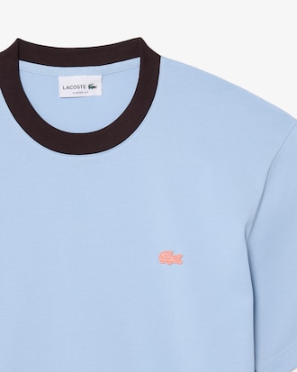 Classic Fit-T-Shirt aus Baumwolle mit Colorblock-Design
