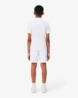 Sportshorts aus Diamant-Taft mit Colorblock-Design