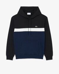 Hoodie aus Fleece mit Colorblock-Design