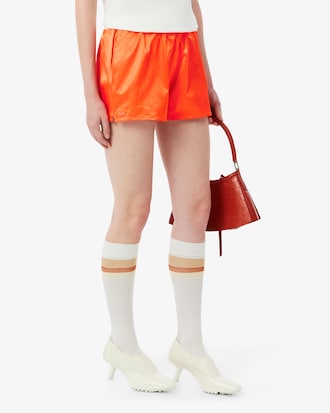 Glossy Shorts Runway