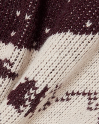 Pullover Archive Edition aus Jacquard mit gestreiftem Rollkragen