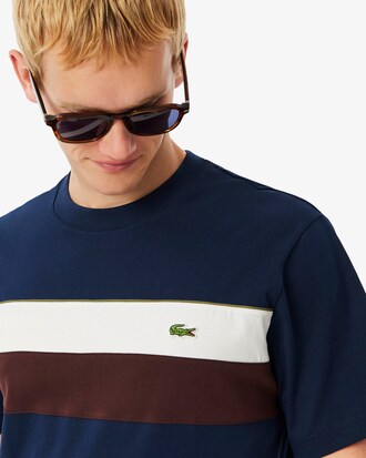 T-Shirt aus Jersey mit Colorblock-Design