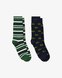 2er-Pack Socken aus Jacquard