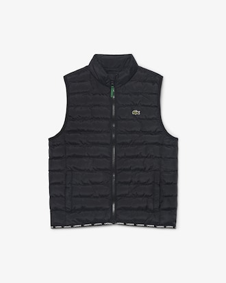 Gesteppte Unisex-Weste aus Taft
