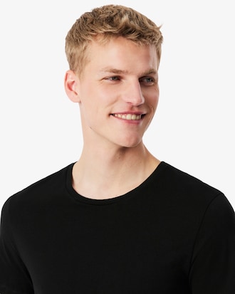 3er-Pack Loungewear-T-Shirts, Slim Fit