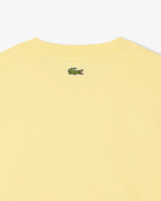 T-Shirt aus Baumwolle mit Signatur-Print