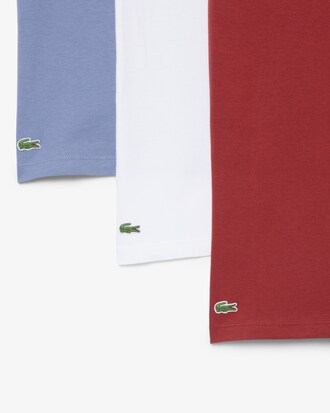 3er-Pack Loungewear-T-Shirts, Slim Fit