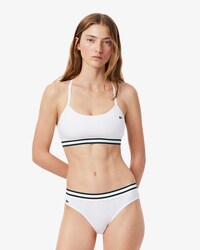 Bralette aus Baumwoll-Rippstrick