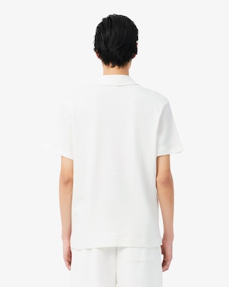 Strukturiertes Classic Fit-Polohemd