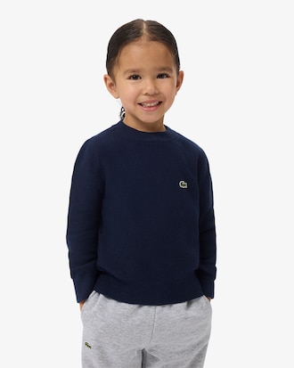 Unisex-Pullover aus Baumwolle mit Rundhalsausschnitt