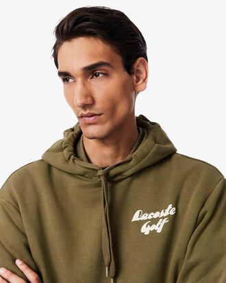 Golf-Hoodie aus Fleece mit Print