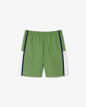 Leichte Tennisshorts mit Colorblock-Streifen