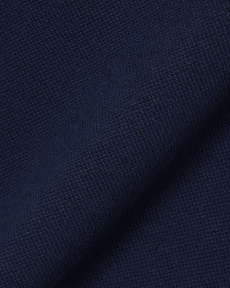 Classic Fit-Polohemd aus Baumwoll-Leinenmischung