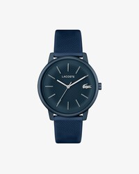 LACOSTE MOVE 12.12 Dreizeigeruhr aus navyfarbenem Silikon