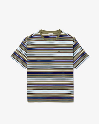 T-Shirt aus schwerer Baumwolle mit Streifen