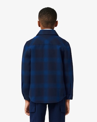 Kariertes Overshirt aus Flanell