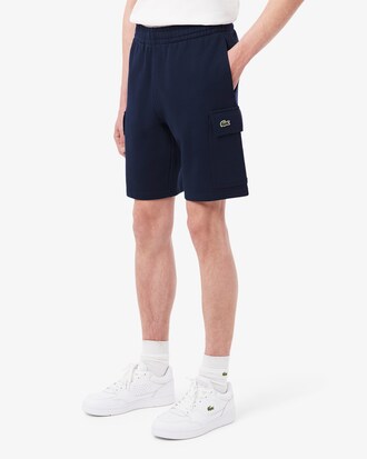Cargo-Shorts aus Baumwollfleece