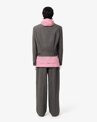 Lacoste x Wang Yibo gerade, figurbetont geschnittene Hose