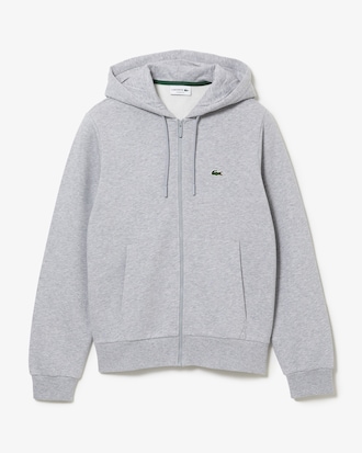 Hoodie aus Fleece mit Rei&szlig;verschluss