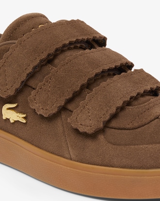 Damen-Sneakers Baseshot Pro Strap aus Wildleder