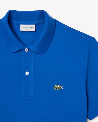 Slim Fit-Polohemd L.12.12 aus Piqu&eacute;
