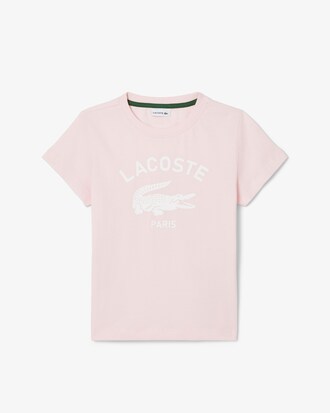 T-Shirt aus Baumwolle mit Signatur-Print
