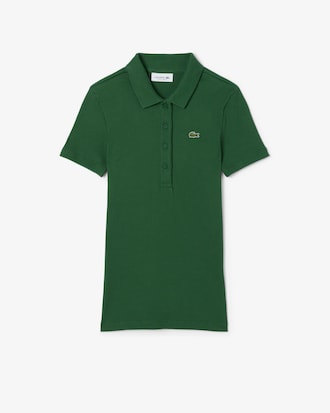 Slim Fit-Polohemd L.12.D aus gerippter Baumwolle