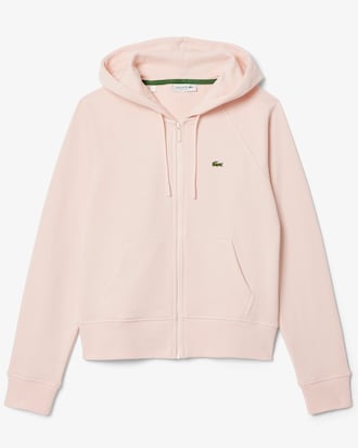 Hoodie aus Fleece mit Rei&szlig;verschluss