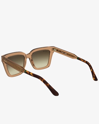 Rechteckige Brille mit Monogramm